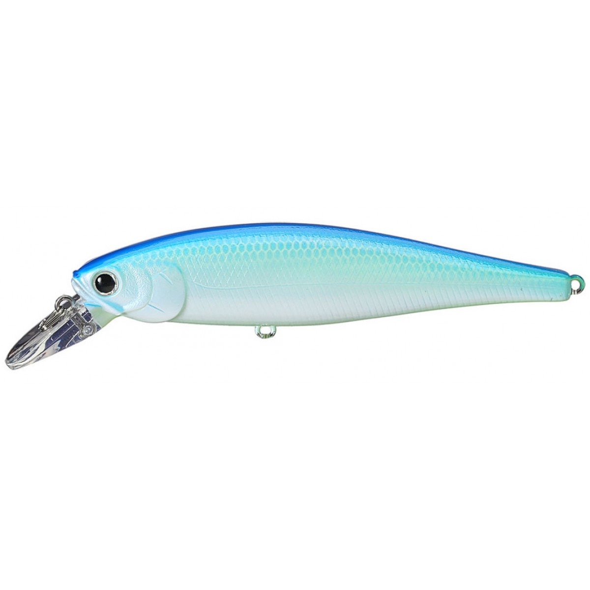 Lucky Craft B'FREEZE VERSATILE 100S MINNOW 4" LONG IN PEARL AYU WEIGHTS 5/8 OZ 