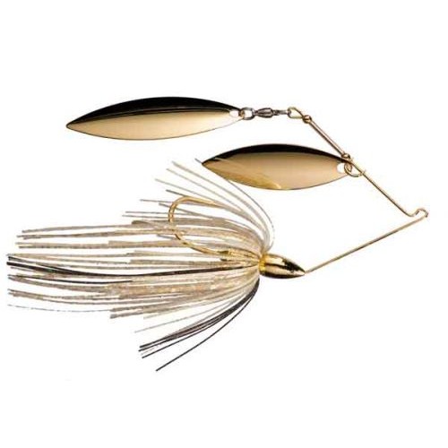 wahoo 3/4 oz wing ding tail spinners 3 pcs gopld shinner 