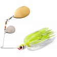 BOOYAH Colorado/Indiana Blade Spinnerbait - White Chartreuse Shad