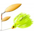 BOOYAH Double Willow Blade Spinnerbait - Chartreuse