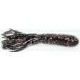 Right Bite Baits Salty Tube 3 1/2 inch - black and red
