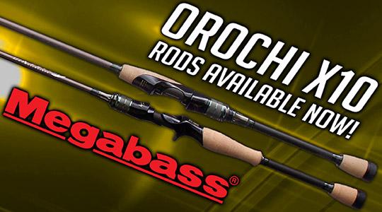 Megabass Orochi X10 Rods Are In!